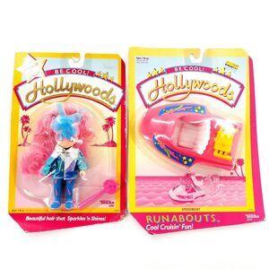 Vtg 1988 Tonka Be Cool! Hollywoods Dolly Doll 6987 & Speedboat 6979 New Sealed